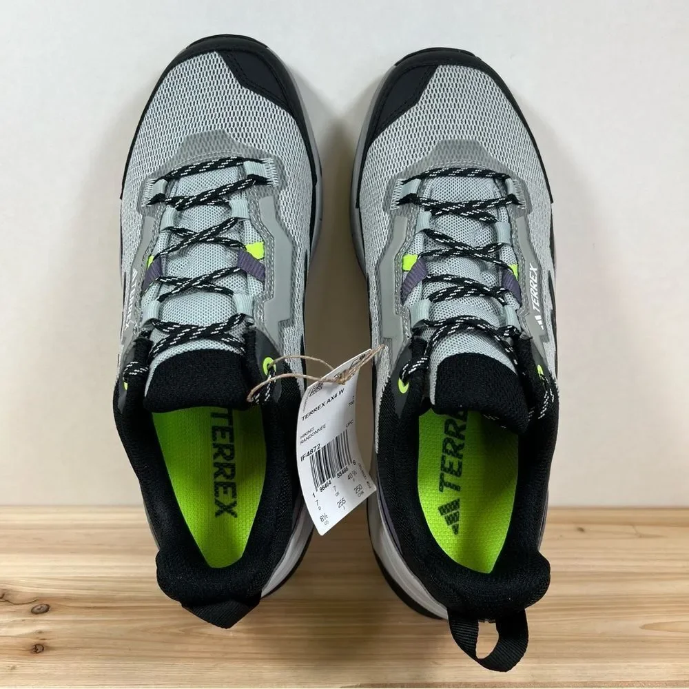 NEW Adidas Terrex AX4 hiking shoes trial running womens 8.5 wonder silver black - Picture 8 of 11
